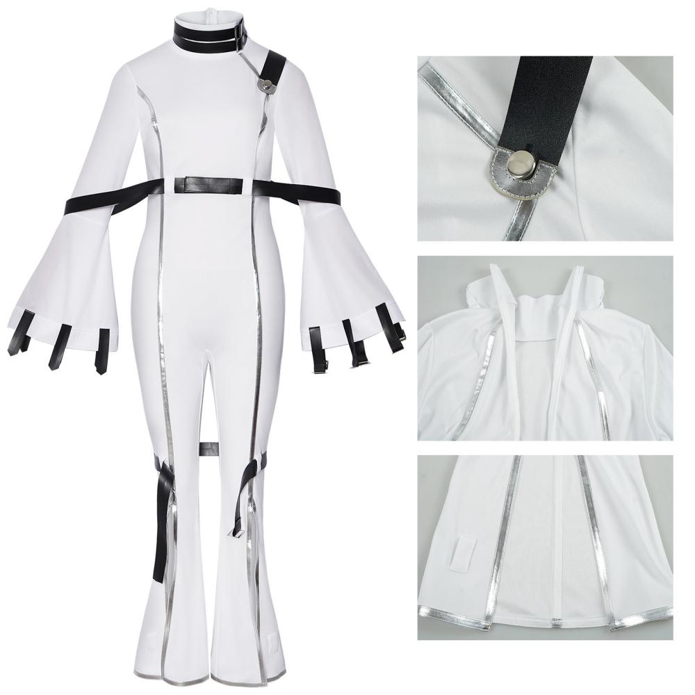 Code Geass C.C. Cosplay Costume White Jumpsuit