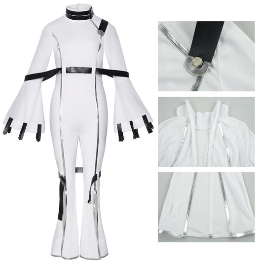 Code Geass C.C. Cosplay Costume White Jumpsuit