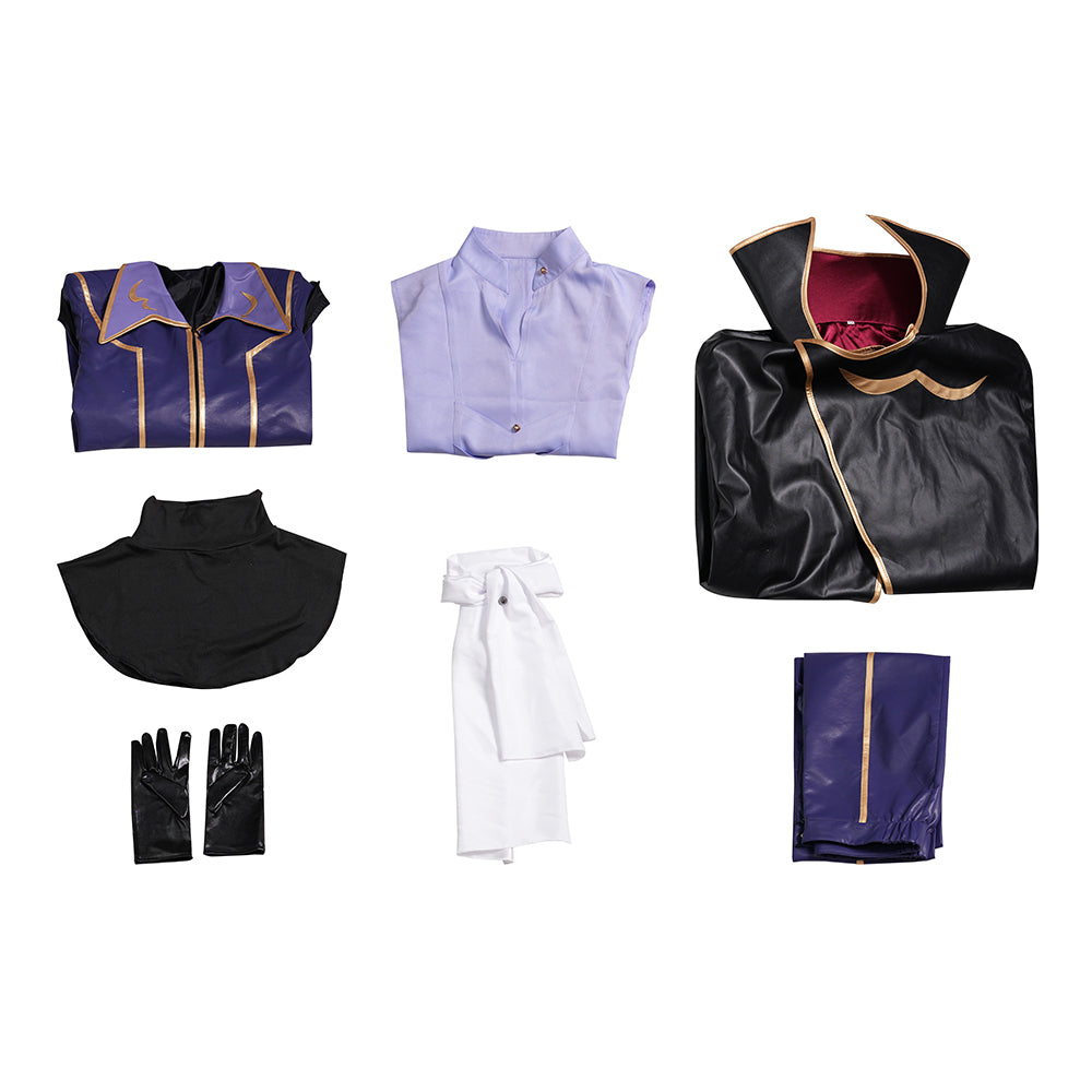 Code Geass Zero Lelouch Lamperouge Cosplay Costume - VikiDoky