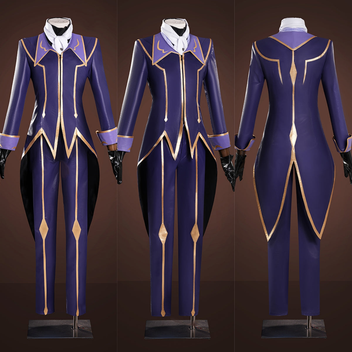 Code Geass Zero Lelouch Lamperouge Cosplay Costume - VikiDoky