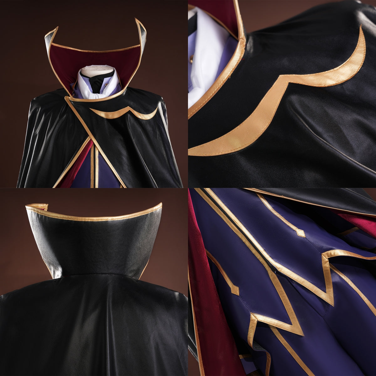Code Geass Zero Lelouch Lamperouge Cosplay Costume - VikiDoky
