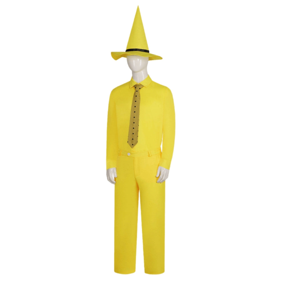 Curious George Man with the Yellow Hat Ted Cosplay Costume