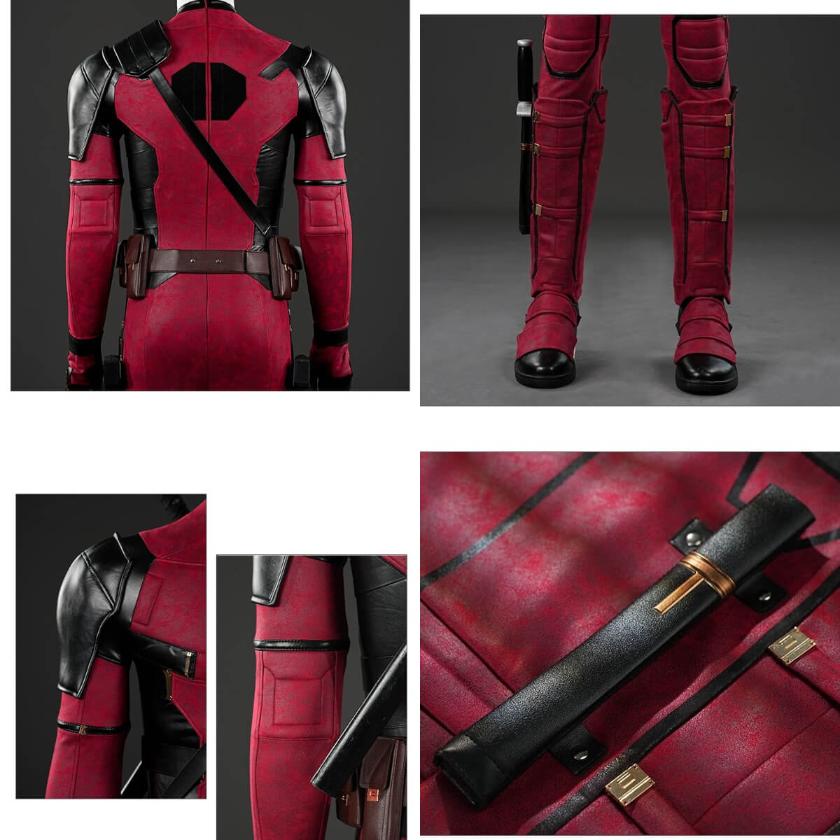 Deadpool 3 Wade Wilson Cosplay Costume Deadpool & Wolverine Halloween Party Outfits