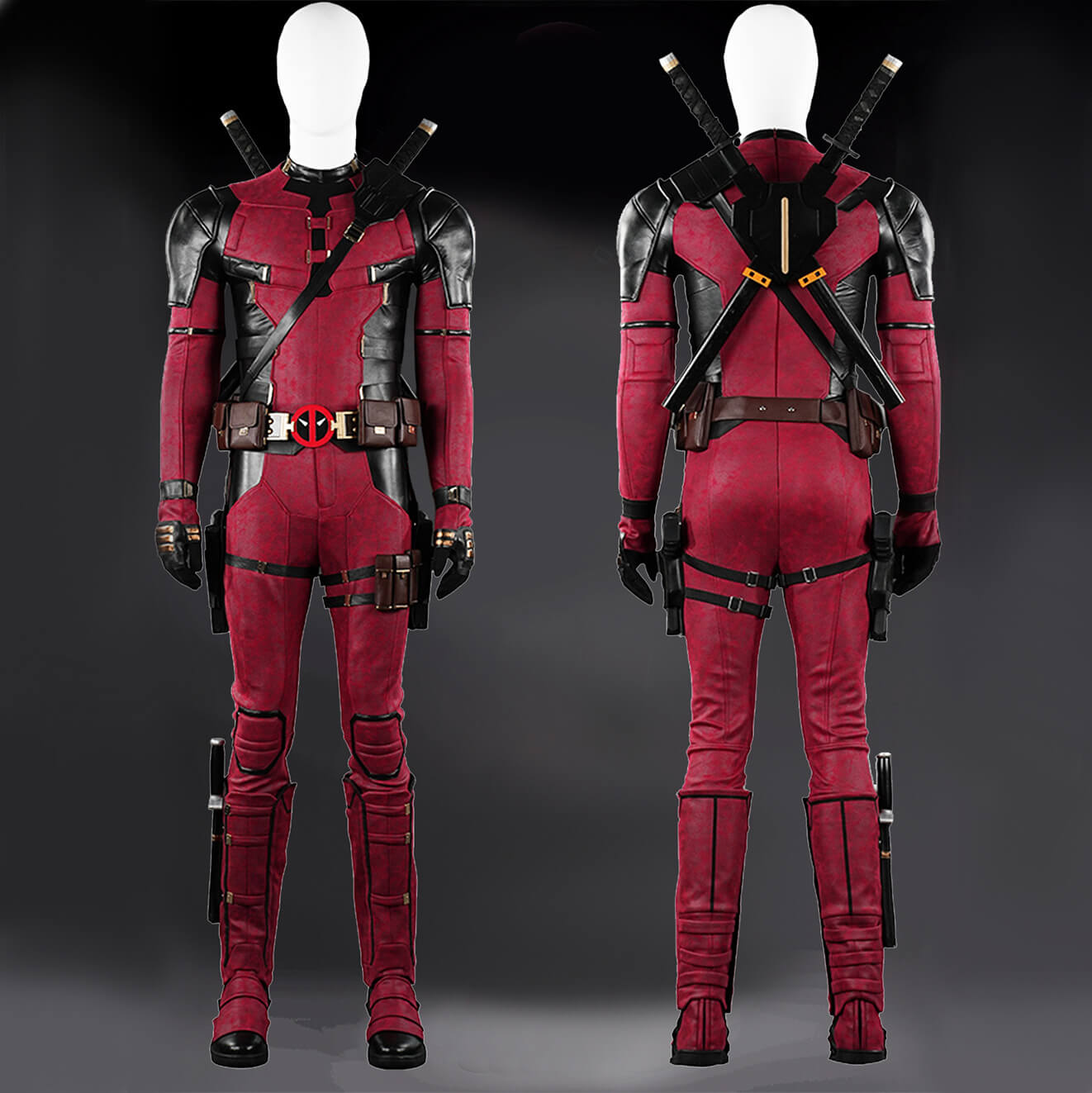 Deadpool 3 Wade Wilson Cosplay Costume Deadpool & Wolverine Halloween Party Outfits