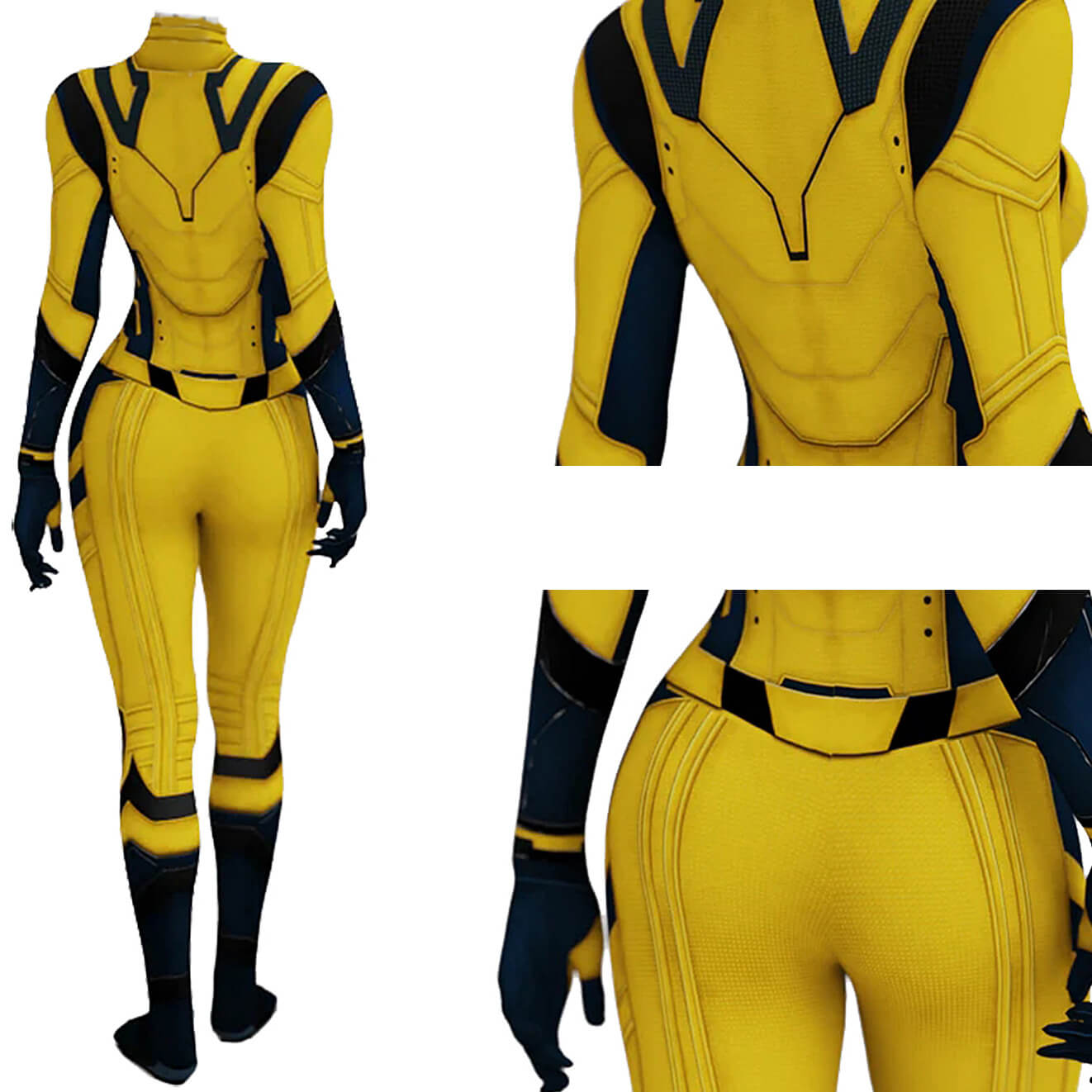 Deadpool 3 Female Wolverine Cosplay Costume Bodysuit