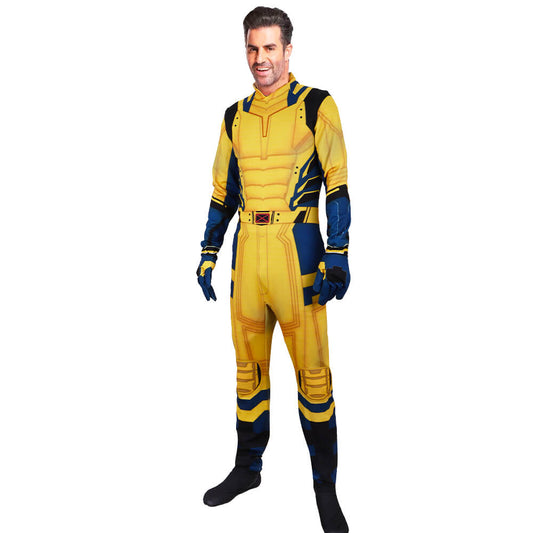 Deadpool & Wolverine Jumpsuit Cosplay Costume Deadpool 3 Vikidoky