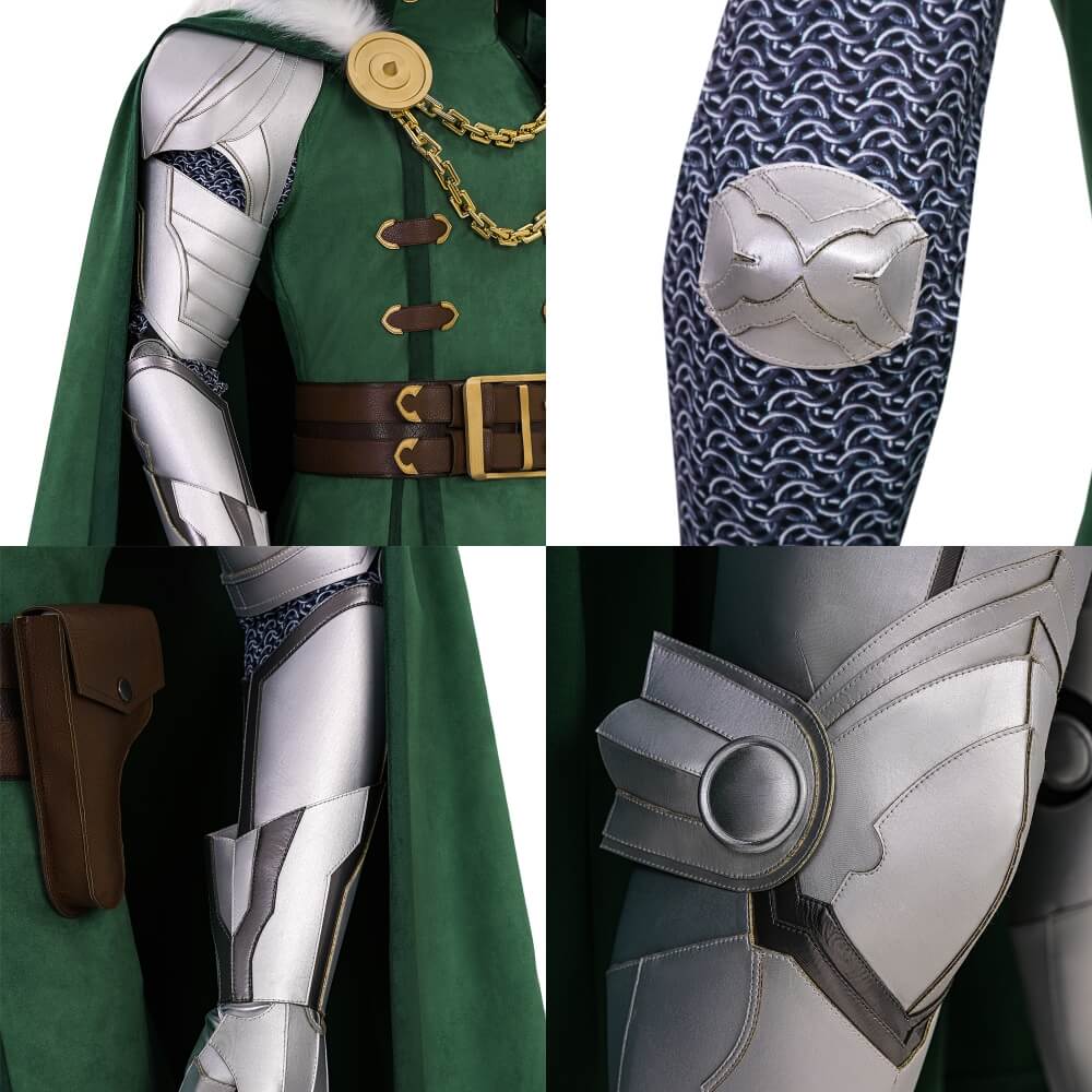 Doctor Doom Fighting Souls Cosplay Costume Deluxe for Halloween