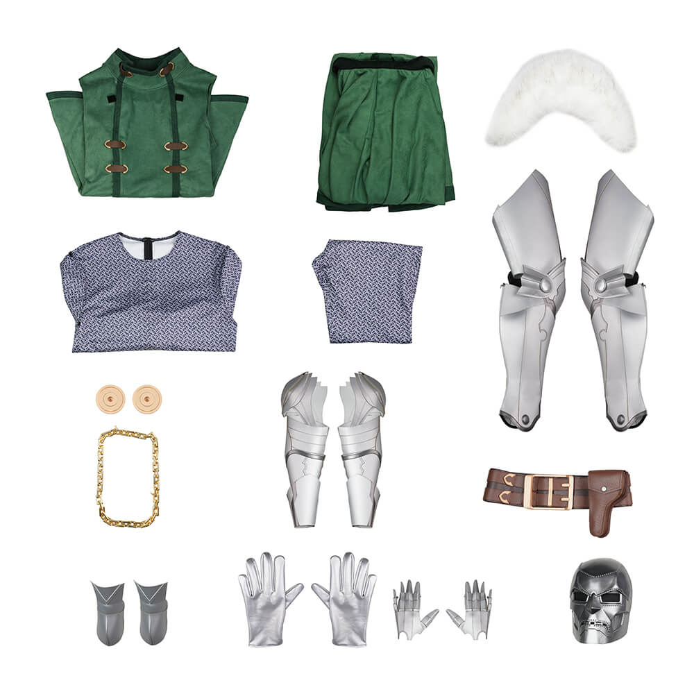 Doctor Doom Fighting Souls Cosplay Costume Deluxe for Halloween