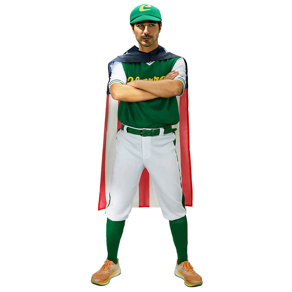 Eastbound & Down Kenny Powers Baseball Jersey Cosplay Costume