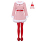 Jovie Elf Pink Dress Christmas Costume Cosplay Vikidoky