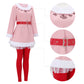 Jovie Elf Pink Dress Christmas Costume Cosplay Vikidoky