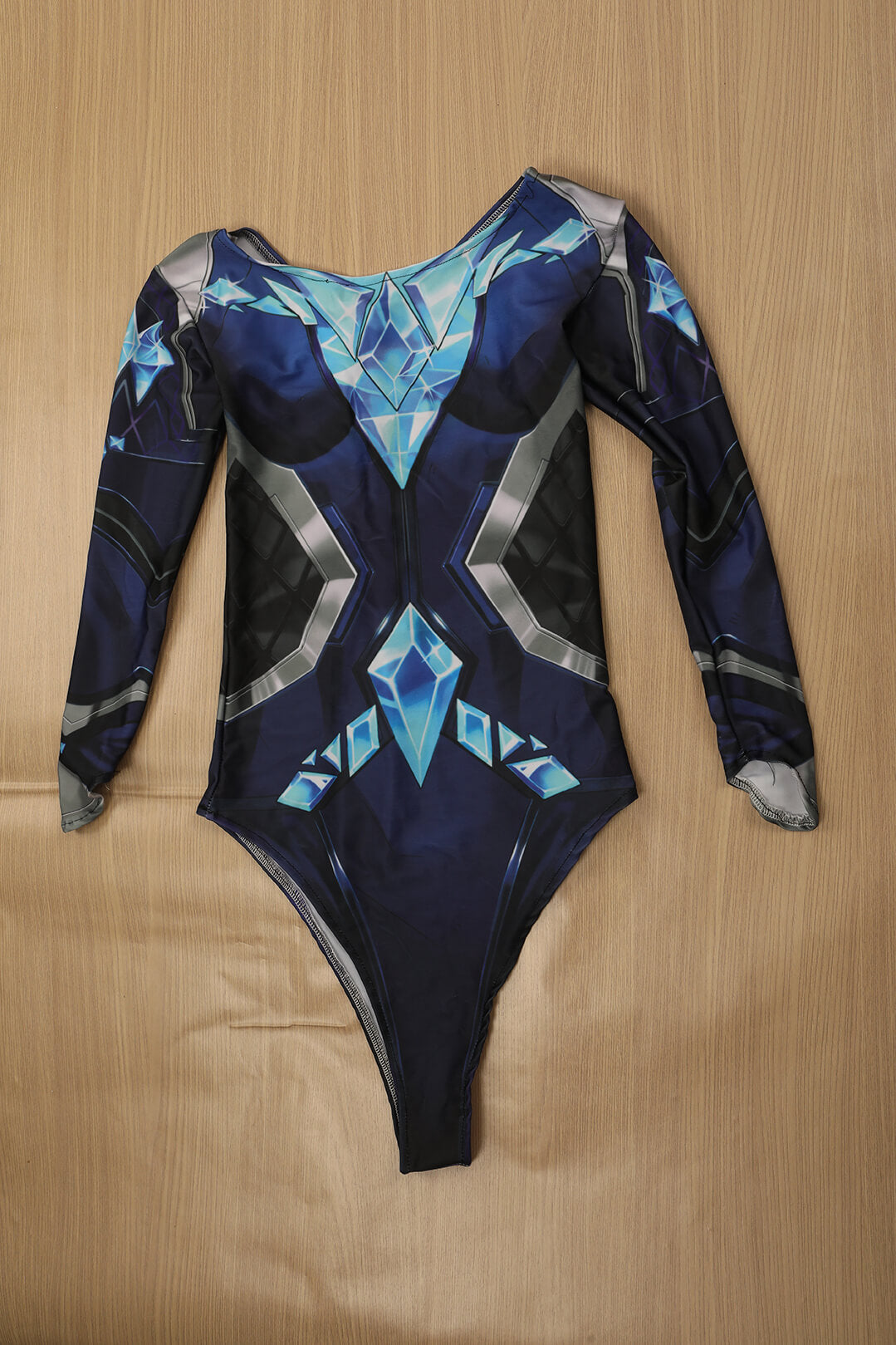 Marvel Rivals Emma Frost Blue Sapphire Swimwear Summer Swimsuit for Women