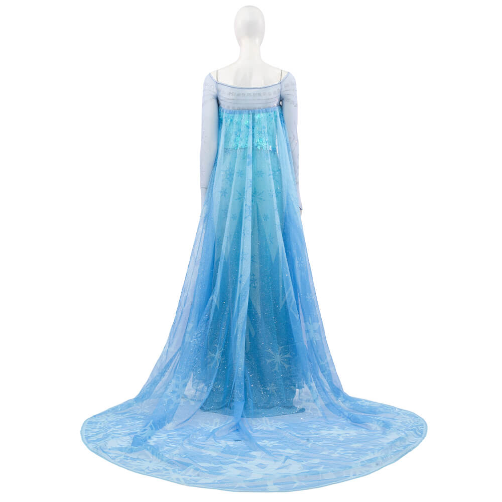 Frozen Elsa Snow Queen Dress Cosplay Costume