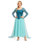 Frozen Elsa Dress Snow Queen Cosplay Costume