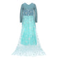 Frozen Elsa Dress Snow Queen Cosplay Costume