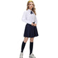 Gossip Girl Blair Waldorf Cosplay Costume School Uniform Vikidoky