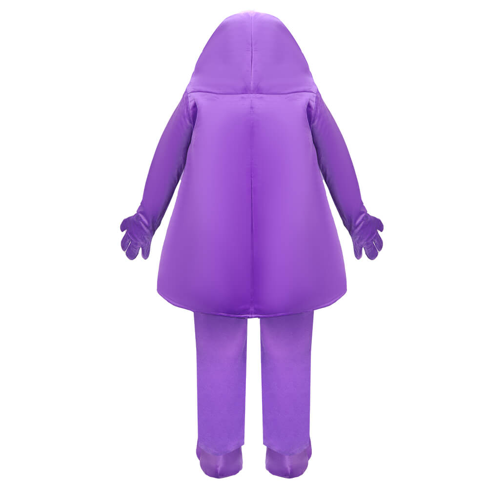 Purple Monster Grimace Cosplay Costume Party Dress