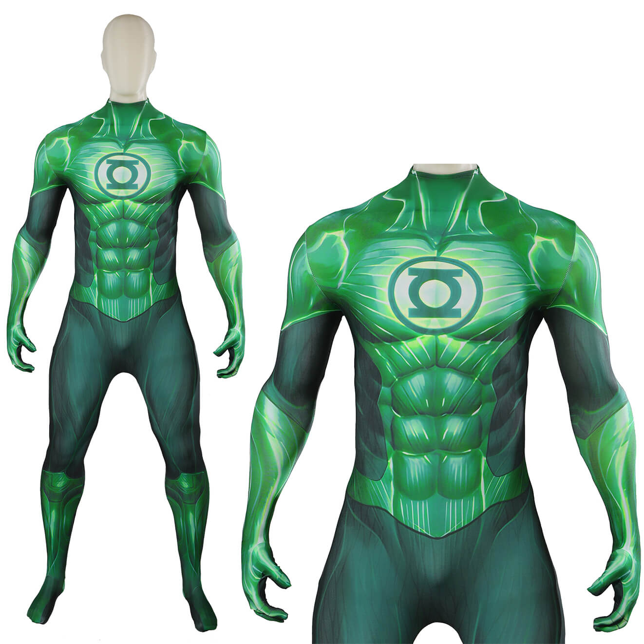 Hal Jordan Cosplay Costume Jumpsuit 2011 Movie Style