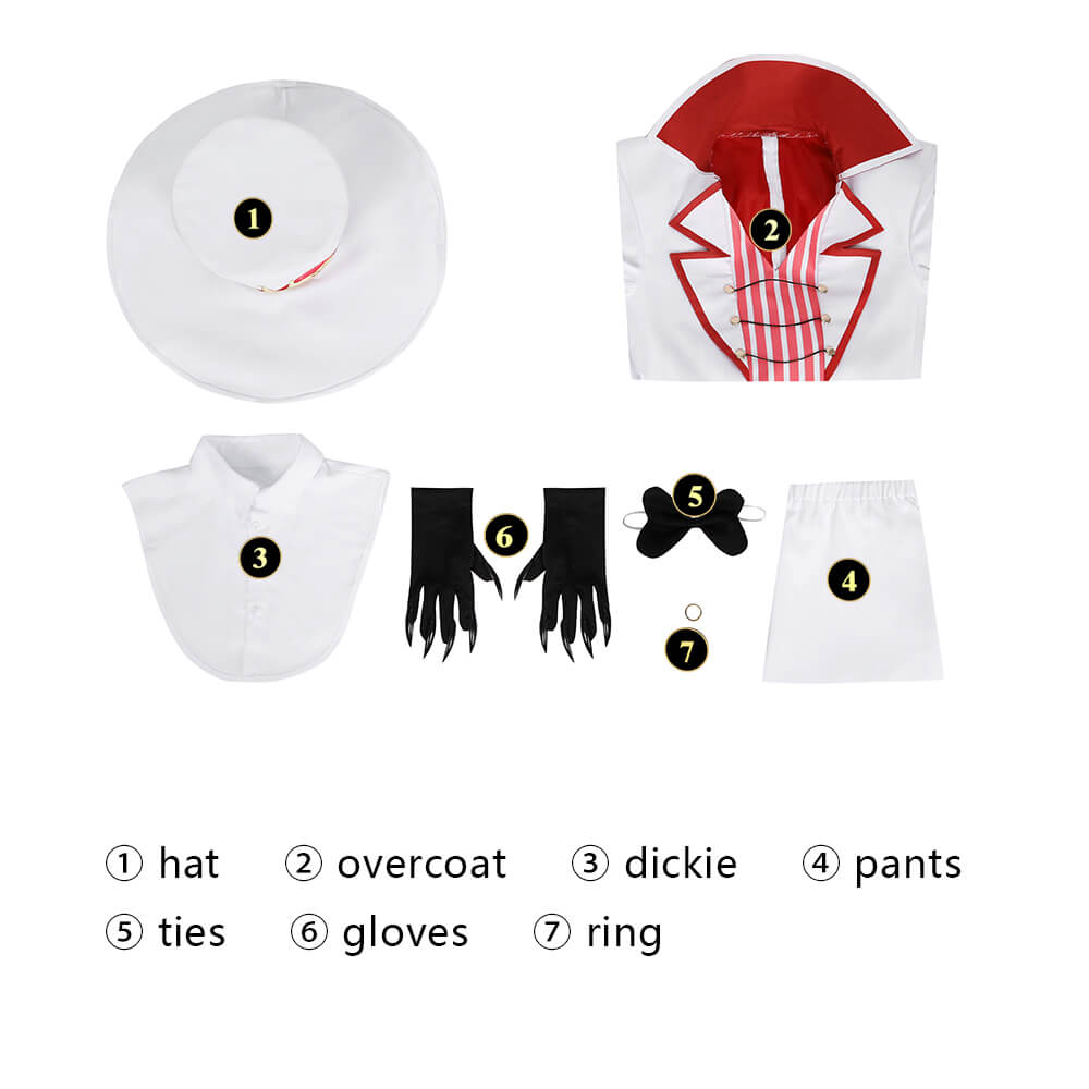 Hazbin Hotel Lucifer Morningstar Cosplay Costume Vikidoky
