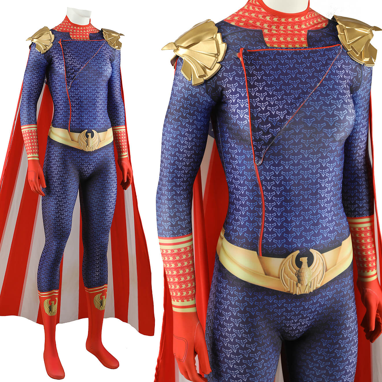 The Boys Homelander Cosplay Costume for Women