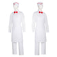 Ice Cream Man 2026 Cosplay Costume for Halloween White Uniform