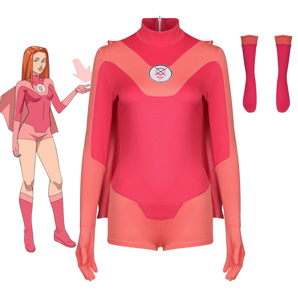 Invincible Atom Eve Cosplay Costume for Women
