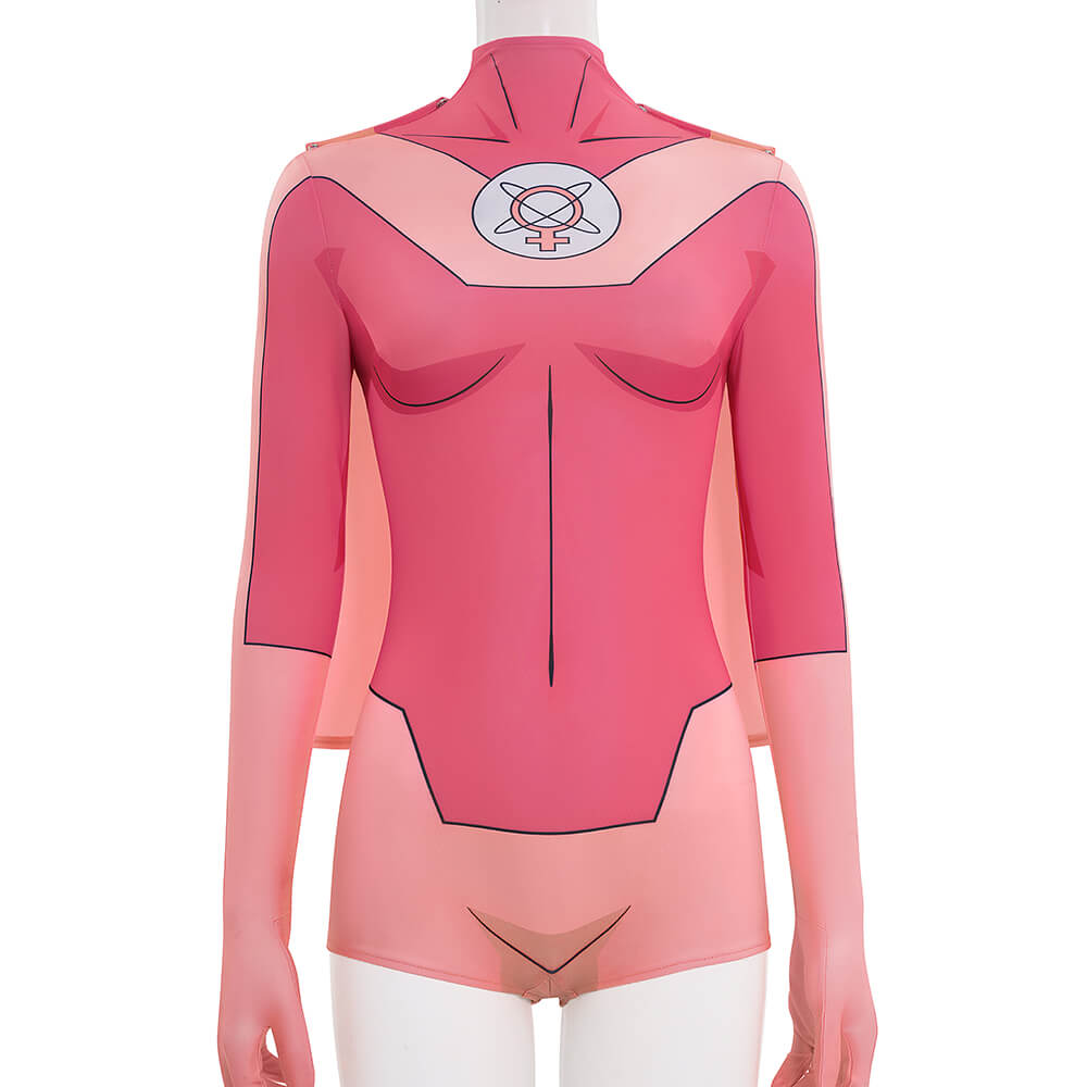 Invincible Atom Eve Cosplay Costume Printed Style