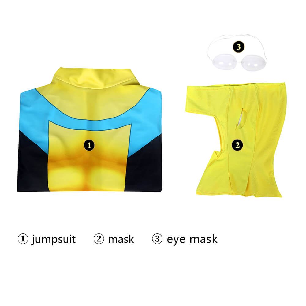 Invincible Mark Grayson Cosplay Costume Printed Style - VikiDoky