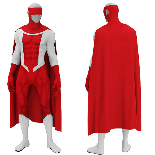 Invincible Omni Mark Cosplay Costume Jumpsuit Cape Mask