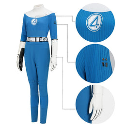 The Fantastic Four First Steps Invisible Woman Cosplay Costume Sue
