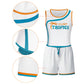 Jackie Moon Flint Tropics Cheerleader Uniform for Women Semi-Pro Cosplay Costume