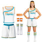 Jackie Moon Flint Tropics Cheerleader Uniform for Women Semi-Pro Cosplay Costume