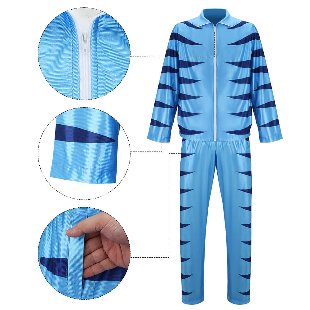 Kicking and Screaming Phil Weston Coach Tiger Uniform Halloween Costume Vikidoky