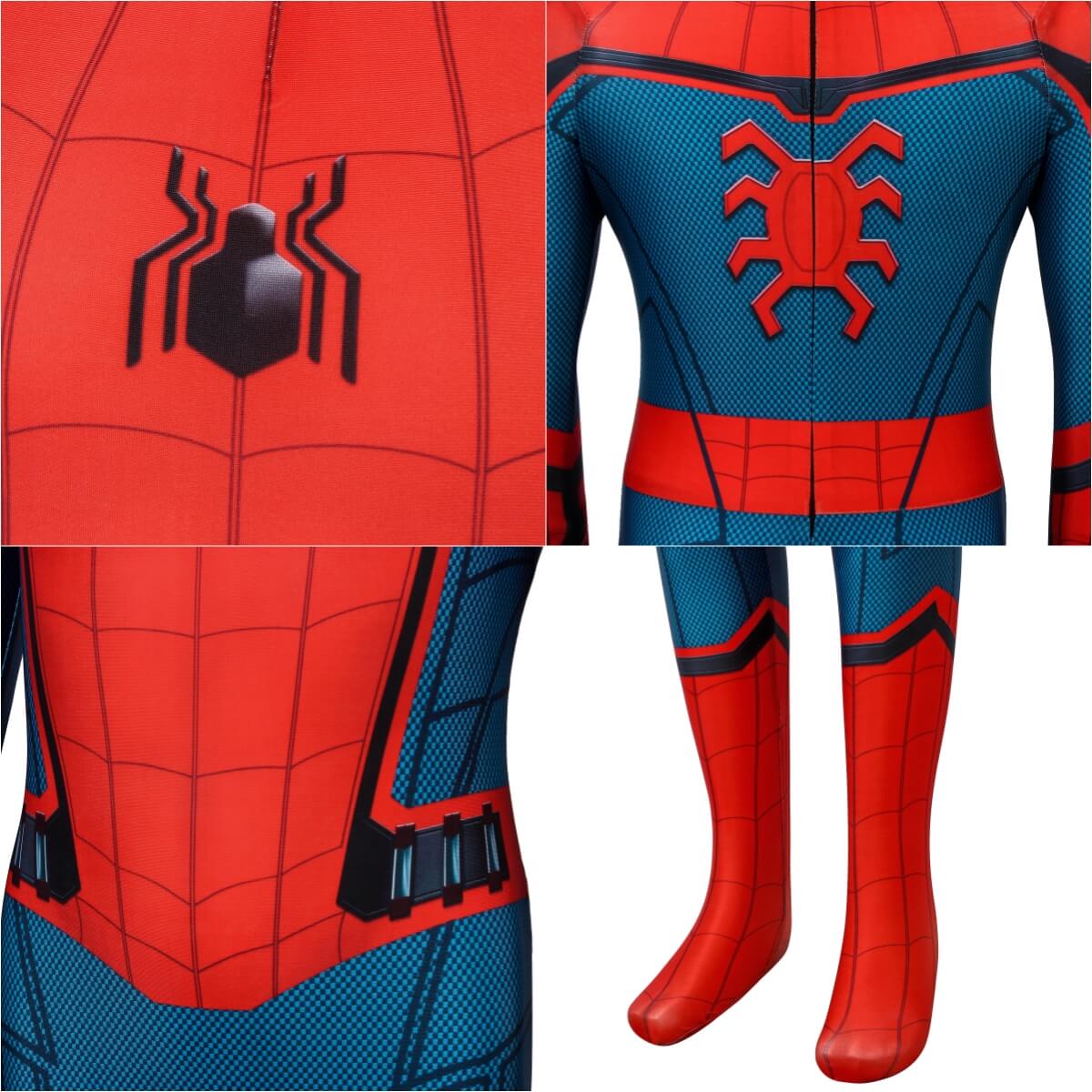 Spider-Man:Homecoming Peter Parker Cosplay Costume for Kids