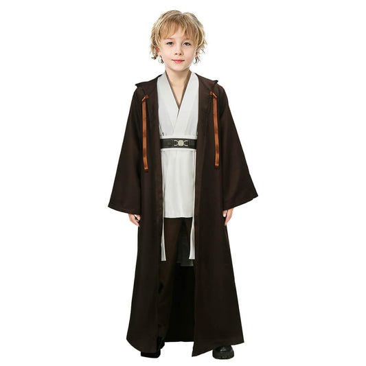 Boys Star Wars Obi Wan Kenobi Jedi Cosplay Costume Halloween