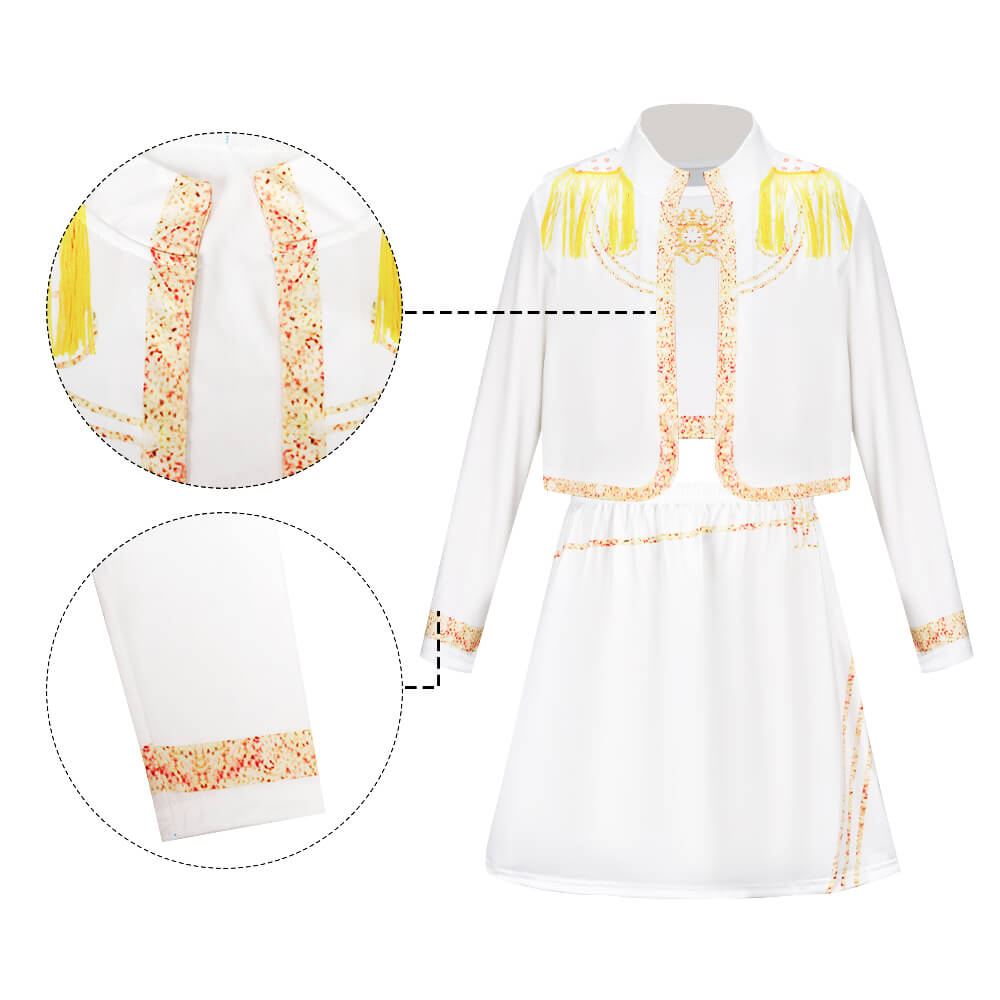 Child Kpop Demon Hunters Mira Golden Stage Outfits Cosplay Costume Fancy Dress