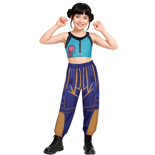 Child Kpop Demon Hunters Zoey Cosplay Costume Kids Fancy Dress