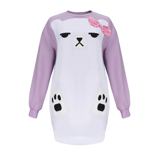 Kpop Demon Hunters Mira Bear Pajamas Hoodie Cosplay Costume