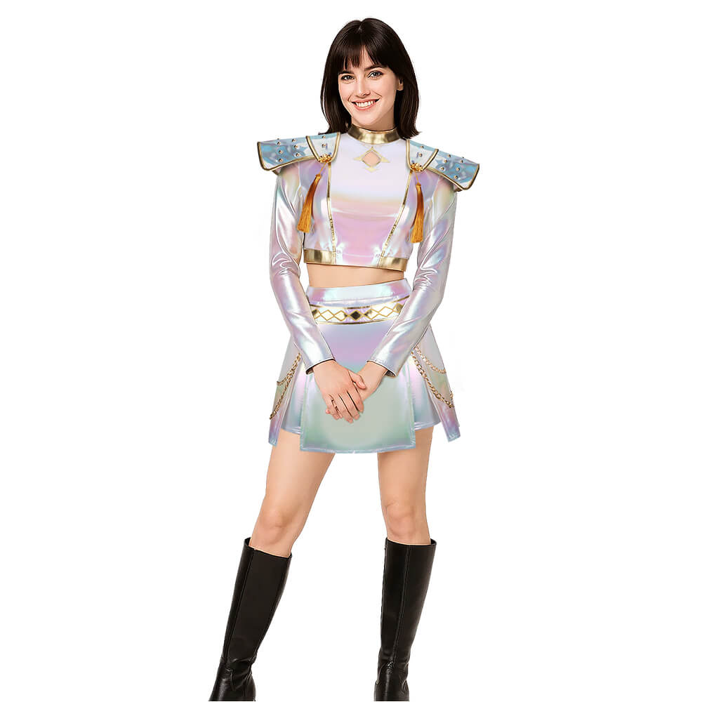 Kpop Demon Hunters Zoey Stage Outfits Cosplay Costume What Is Sounds Like