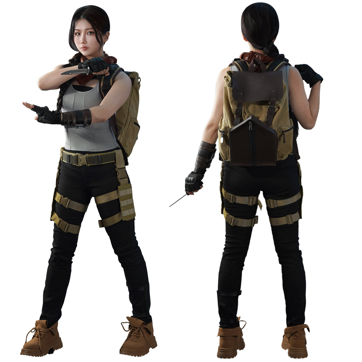Lara Croft Cosplay Costume-Tomb Raider: Catalyst