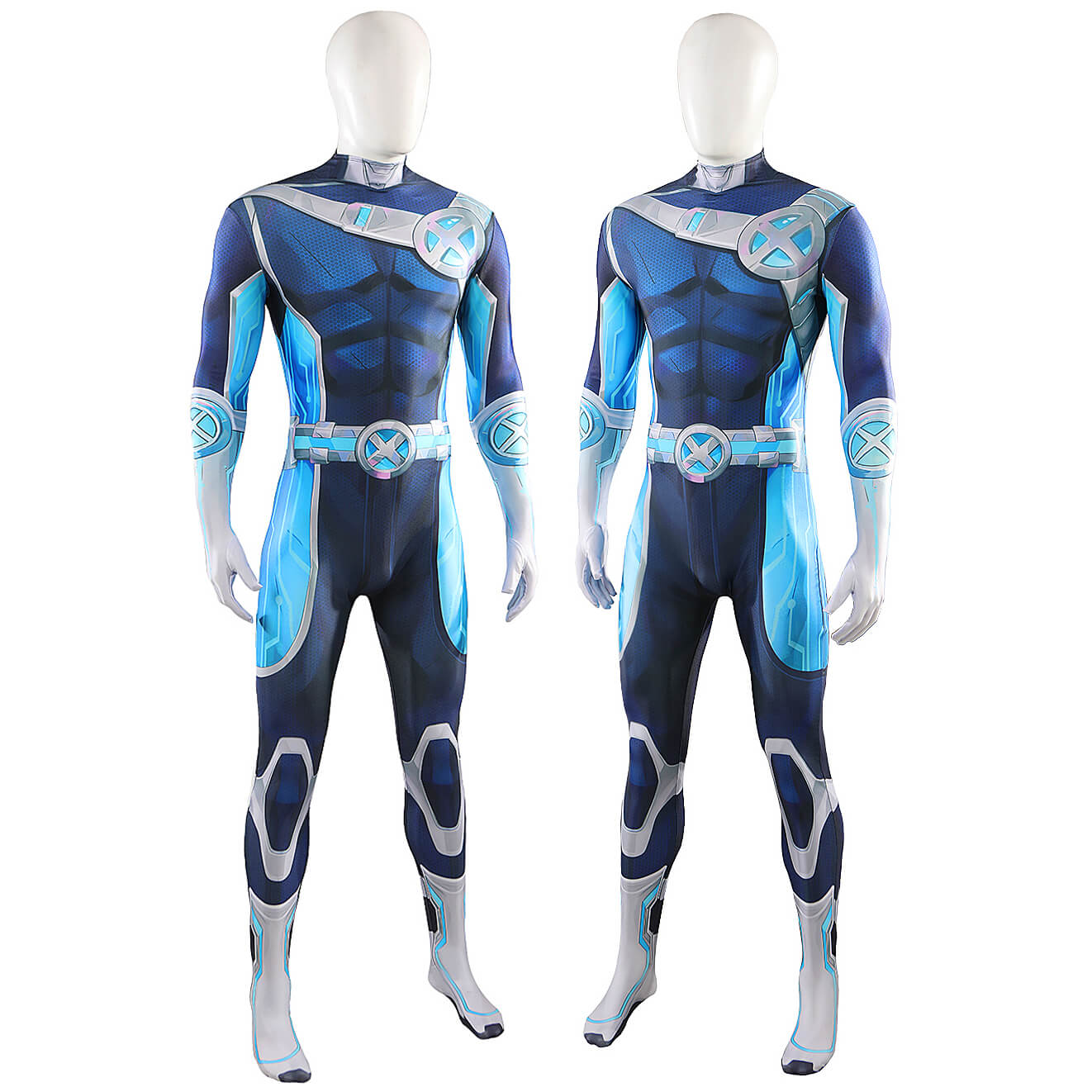 Marvel Rivals Cyclops Futuristic Focus Skin Cosplay Costume Jumpsuit