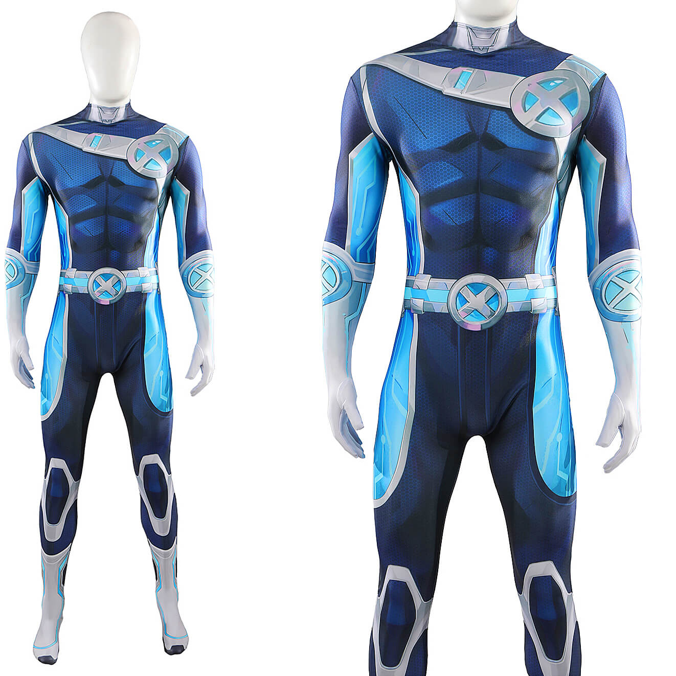Marvel Rivals Cyclops Futuristic Focus Skin Cosplay Costume Jumpsuit