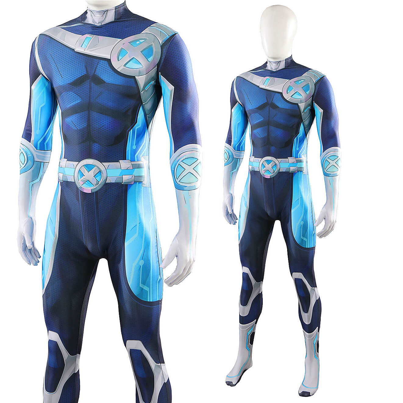 Marvel Rivals Cyclops Futuristic Focus Skin Cosplay Costume Jumpsuit