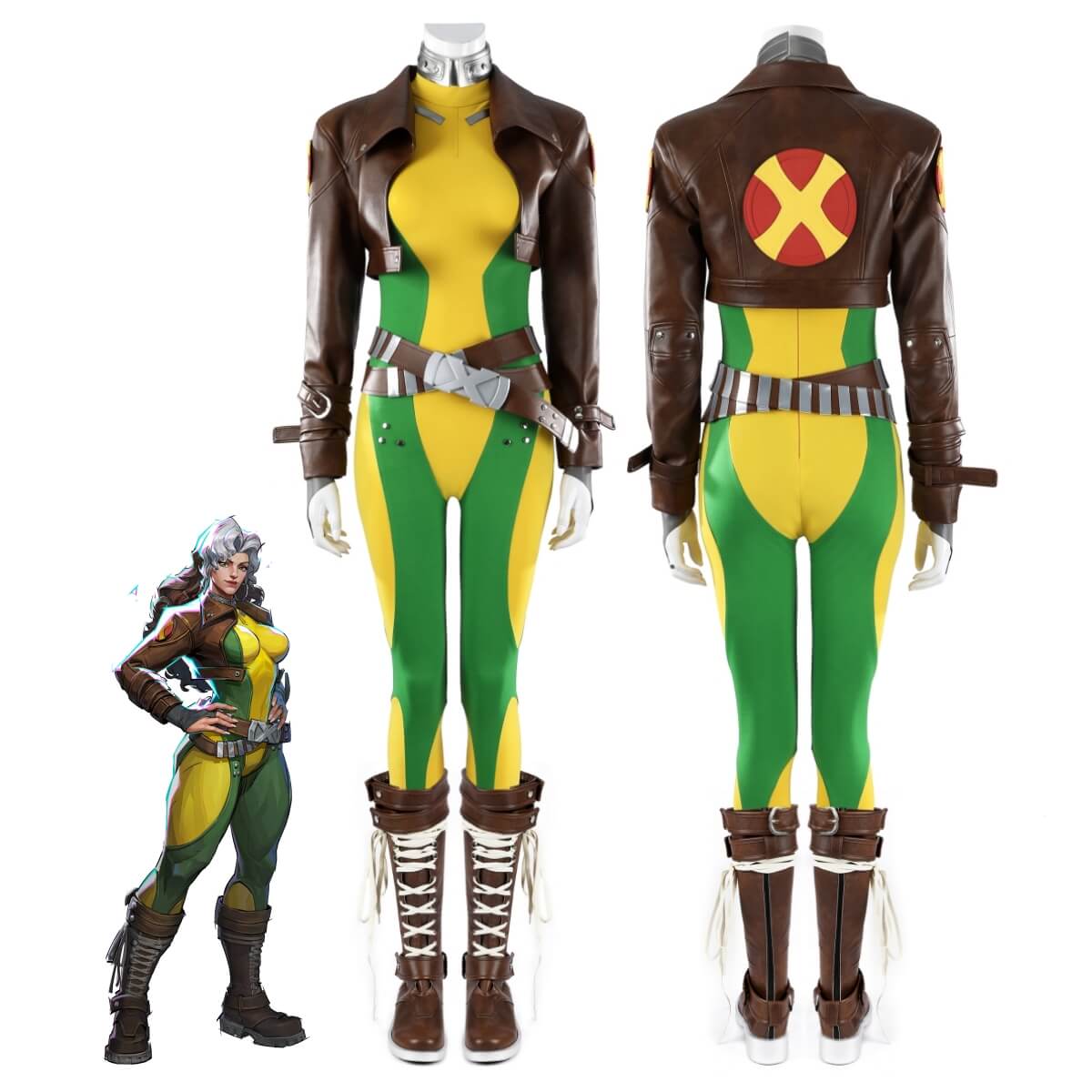 Marvel Rivals Rogue Cosplay Costume for Halloween Party | Vikidoky ...