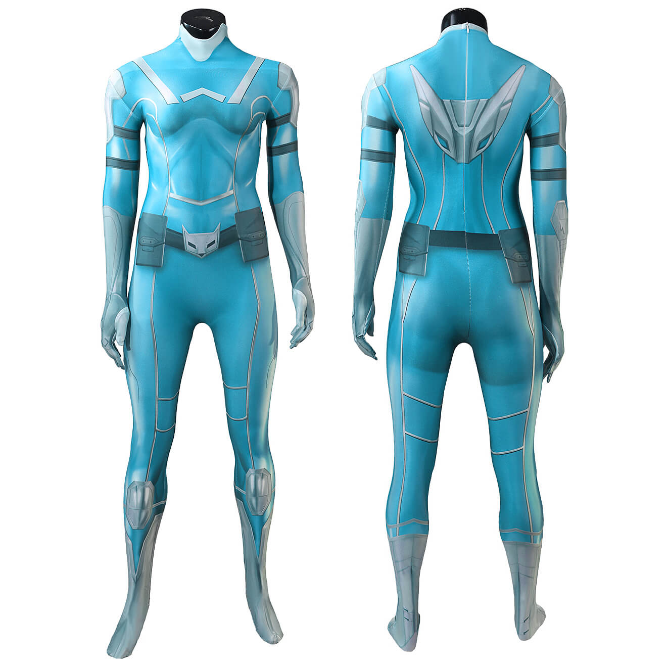 Marvel Rivals Season 7 White Fox Cosplay Costume Bodysuit