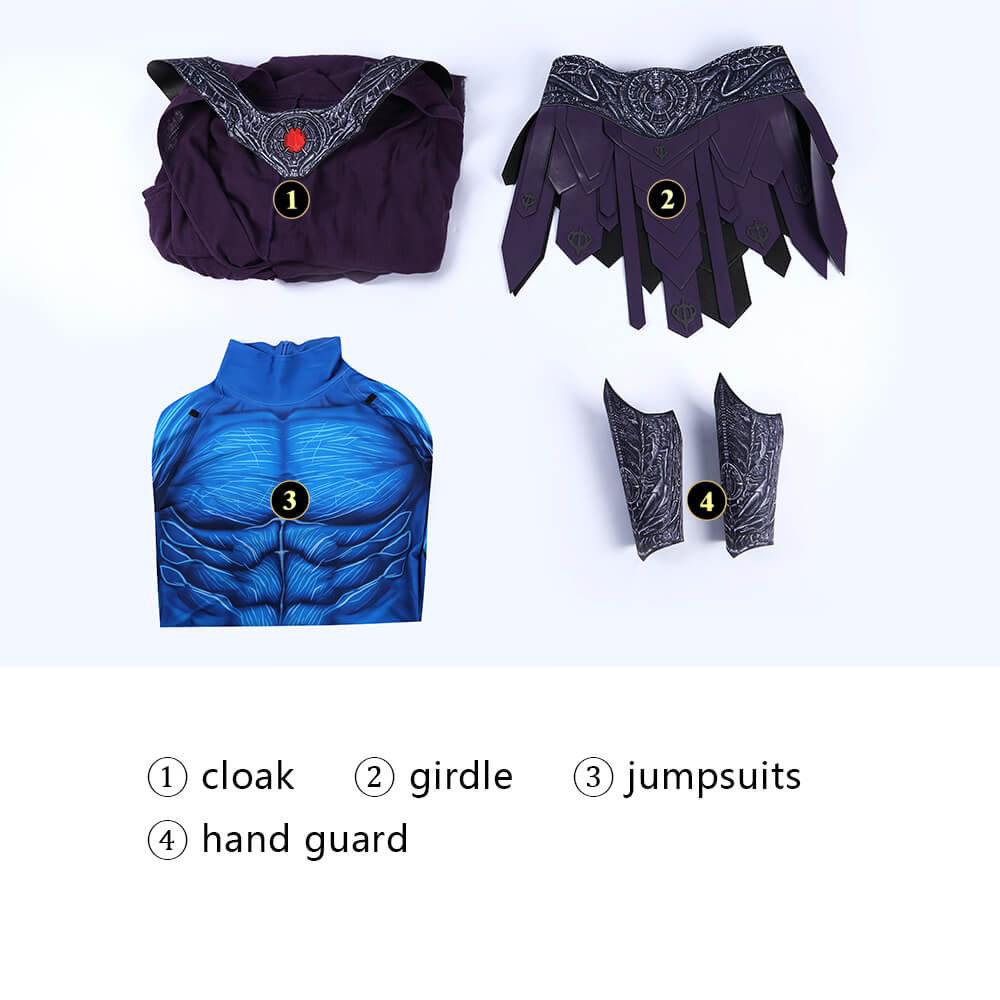 Masters of the Universe Skeletor Cosplay Costume 2026 Movie