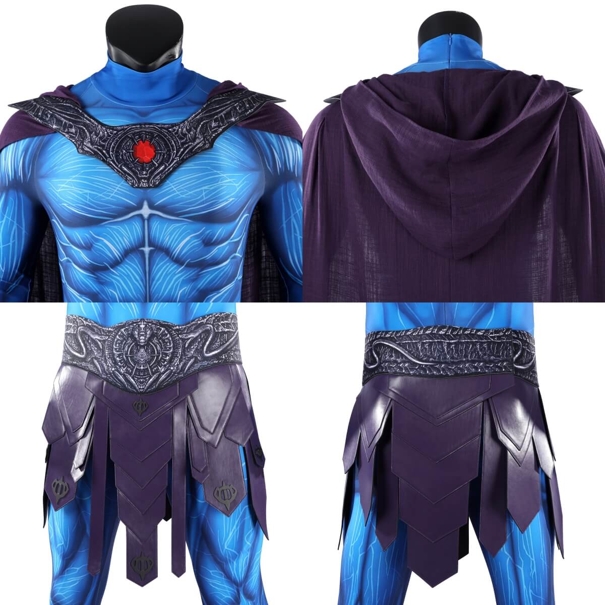 Masters of the Universe Skeletor Cosplay Costume 2026 Movie