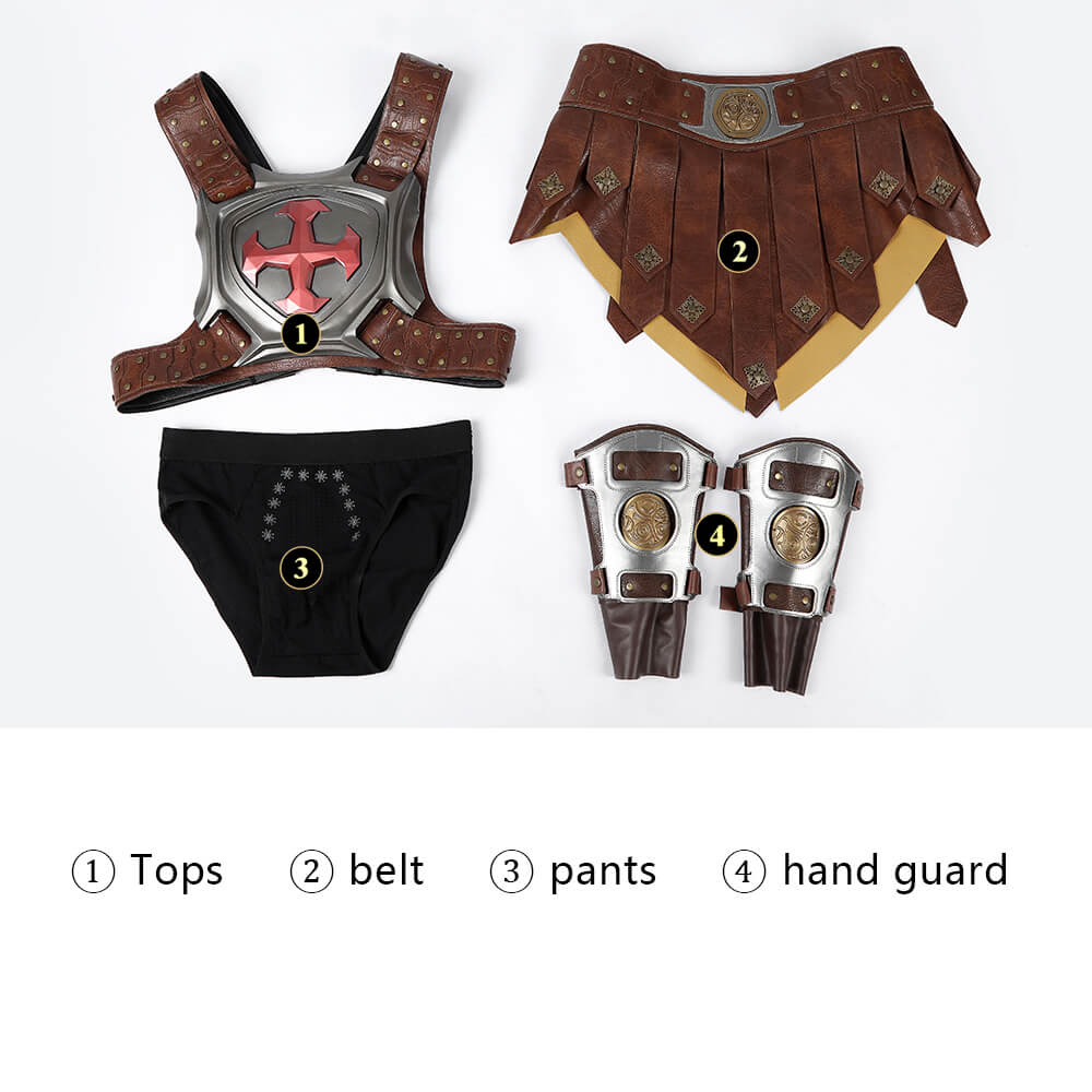 Masters of the Universe 2026 Movie He-Man Adam Glenn Cosplay Costume