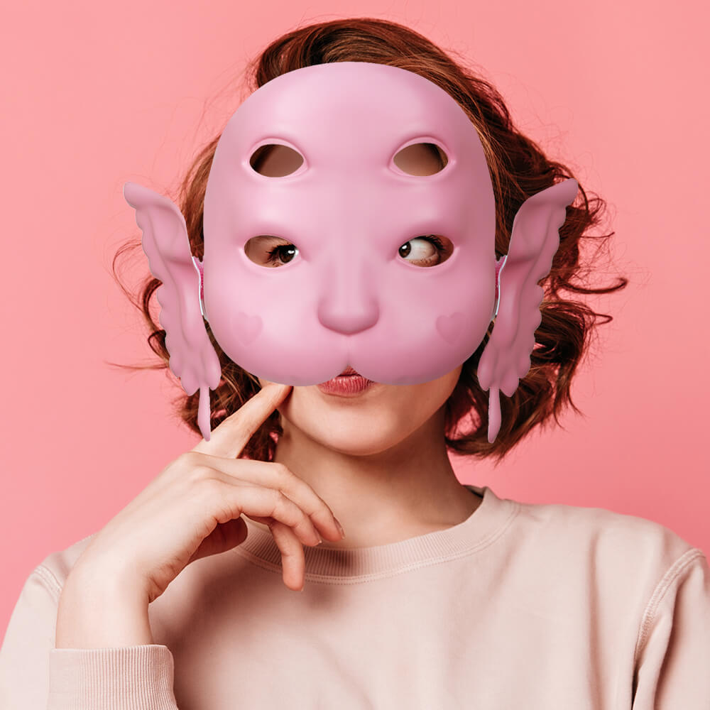 Melanie Martinez Portals Mask Halloween DIY Cosplay Props Vikidoky