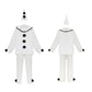 Pierrot Clown Costume Halloween Mime Stage Cosplay Outfits (Ready to Ship)